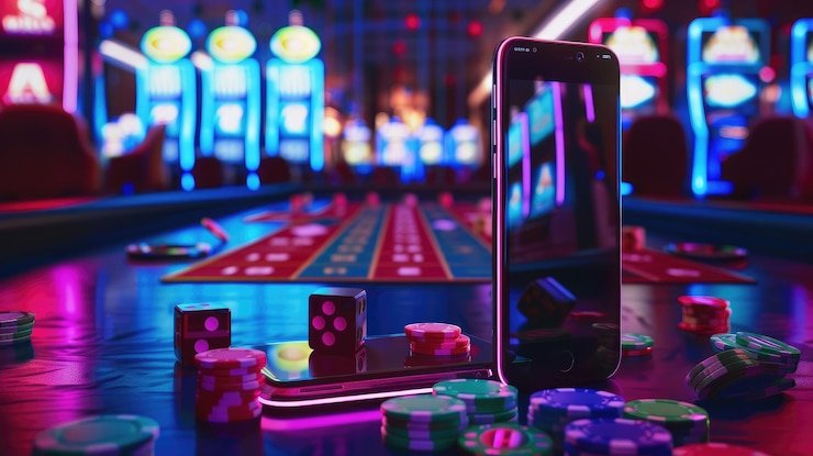 Dashboard aplikasi kilat slot menampilkan akun pengguna, saldo, dan menu deposit DANA dan OVO